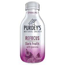 Purdey's Refocus Sparkling Dark Fruits with Guarana Bottle 330ml