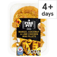 Tesco Firepit Mango Coconut & Lime Chicken Fillets 300G