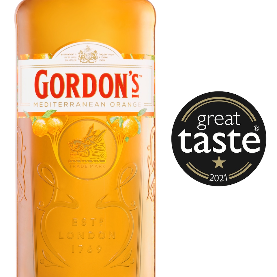 image 1 of Gordon's Mediterranean Orange Gin Bottle 37.5% Vol 70Cl 