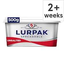 Lurpak Unsalted Spreadable 500G