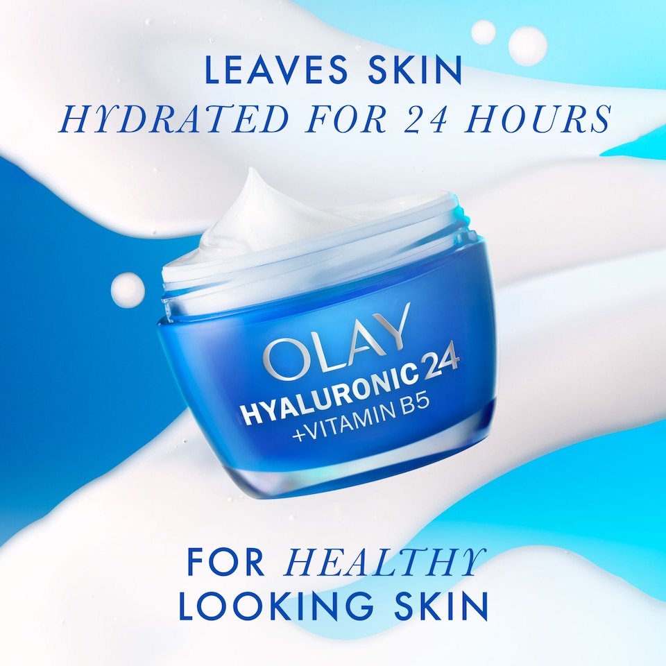 image 1 of Olay Hyaluronic 24 Day Gel Cream Moisturiser 50ml