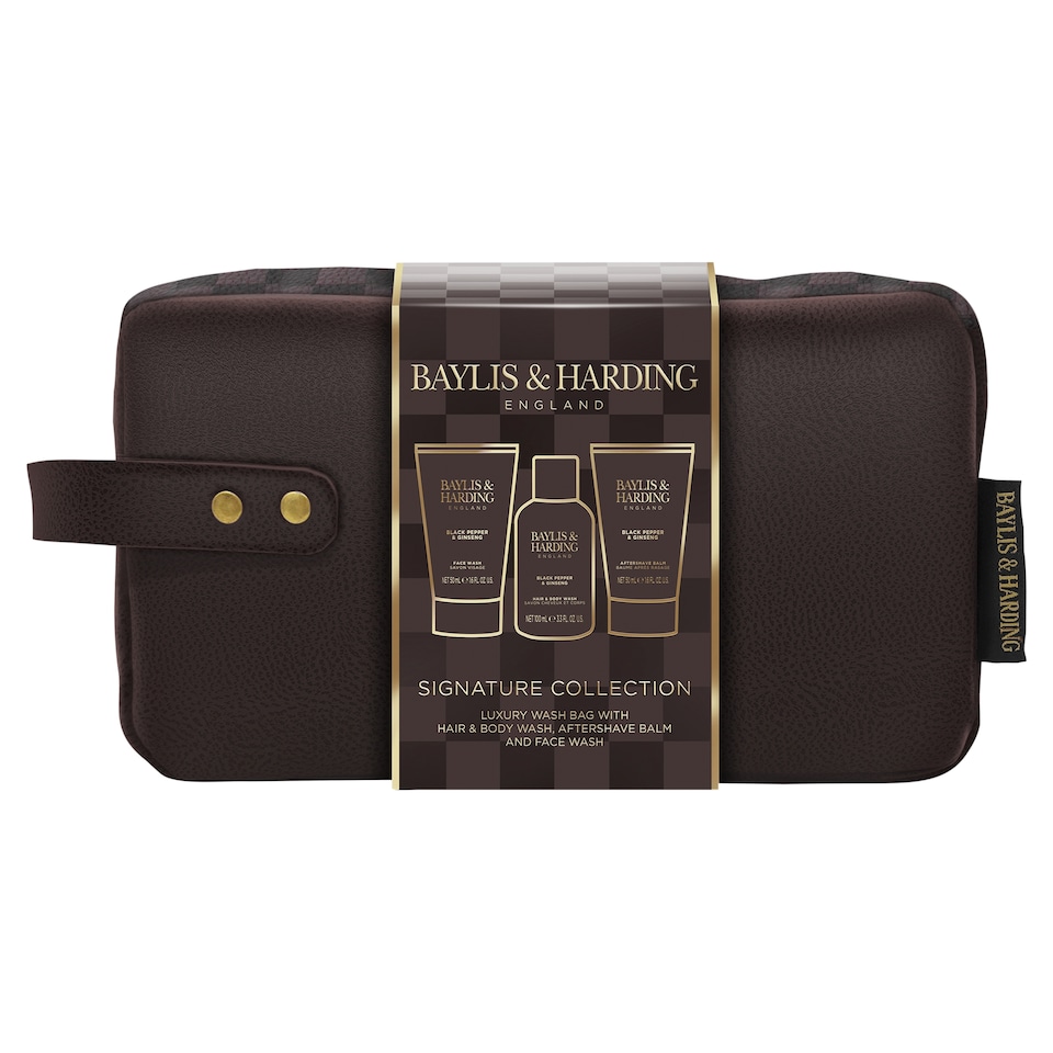 image 1 of BAYLIS & HARDING SIGNATURE COLLECTION WITH LUXURY WASH BAG GIFT SET