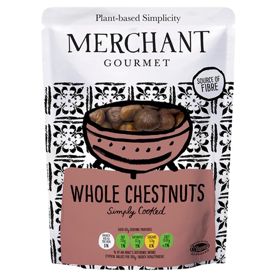 Merchant Gourmet Whole Chestnuts 180G Tesco Groceries