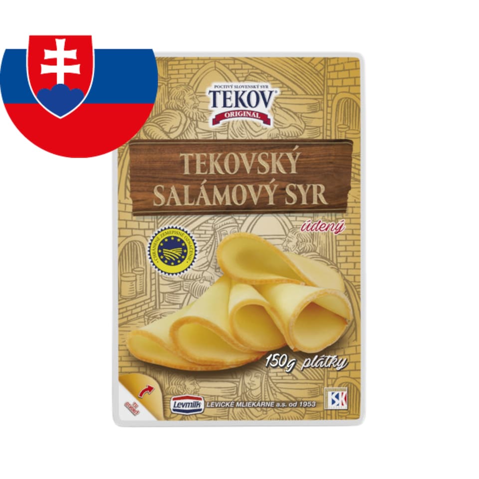 TEKOV SALAMI CHEESE Smoked Slices 150 g