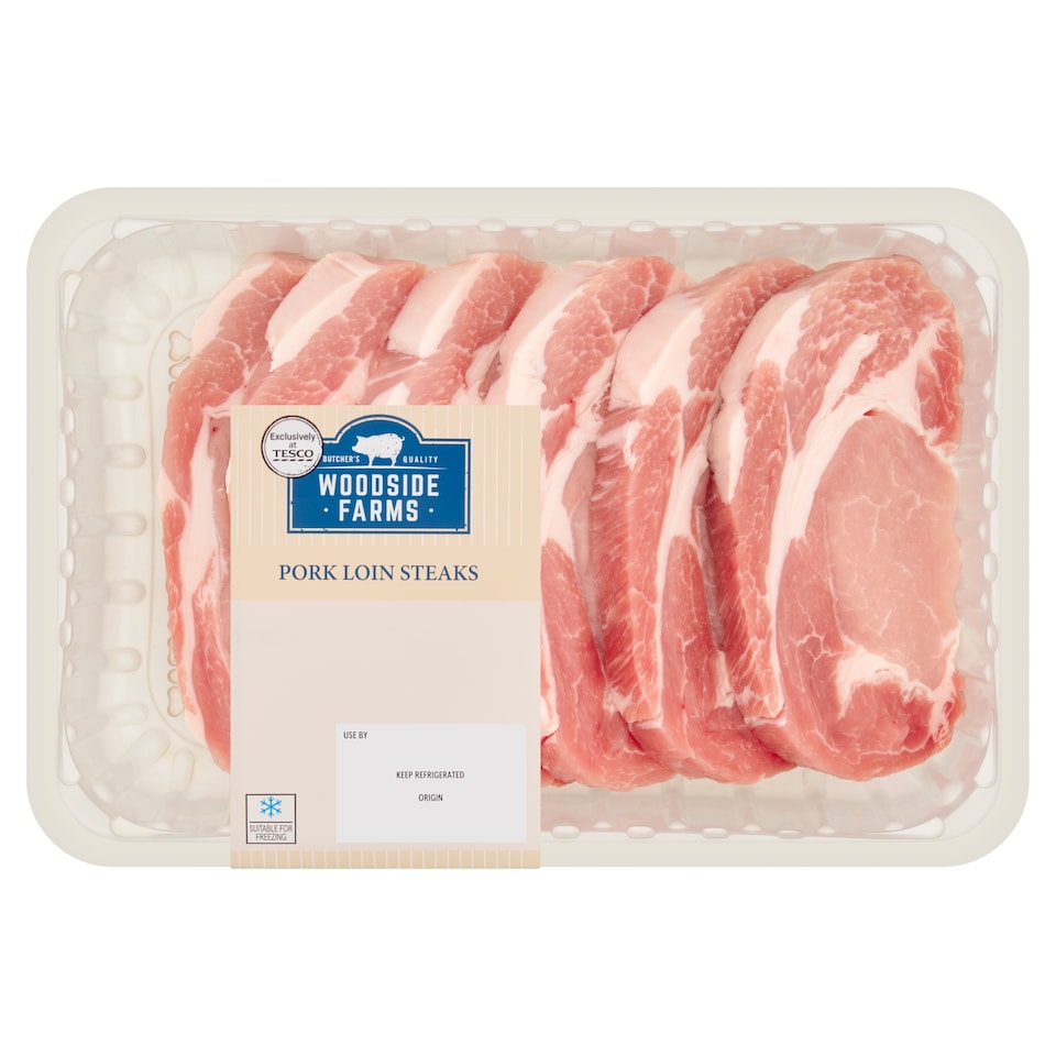 Woodside Farms Pork Loin Steaks 720G