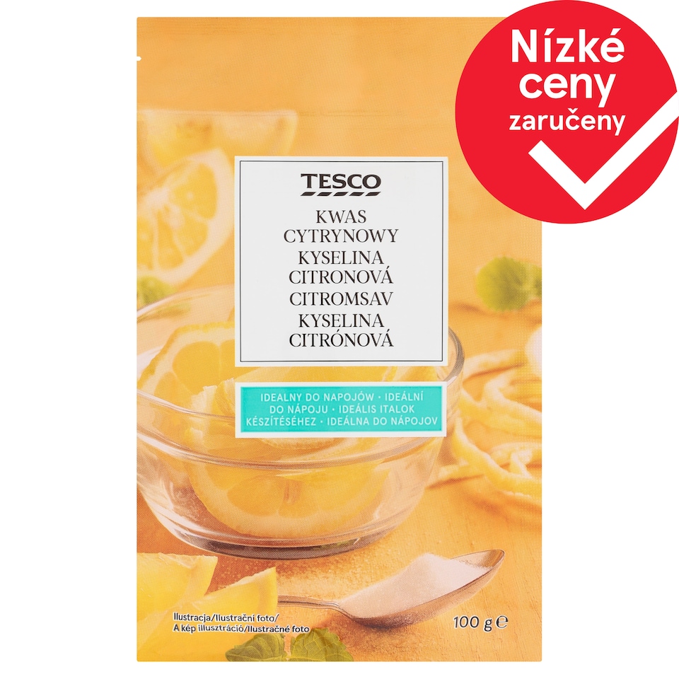 Tesco Kyselina citronová 100g