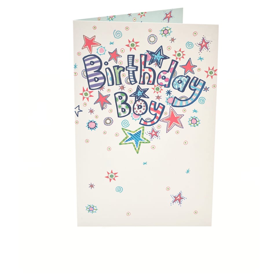 image 1 of Best Wishes Birthday Card Boy