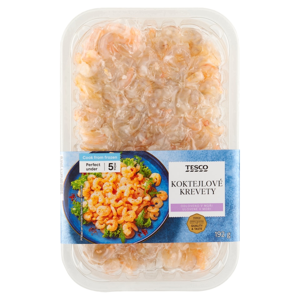 Tesco Koktejlové krevety 192 g