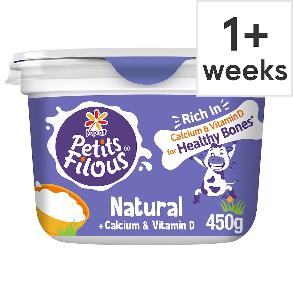 image 1 of Petits Filous Natural Kids Yoghurt + Calcium and Vitamin D 450g