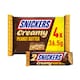 image 1 of Snickers Creamy Peanut Butter & Milk Chocolate Duo Bars 4 x 36.5g