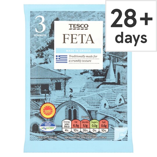 Tesco Greek Cheese Feta 200G Tesco Groceries