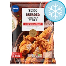 Tesco Breaded Chicken Strips 400g