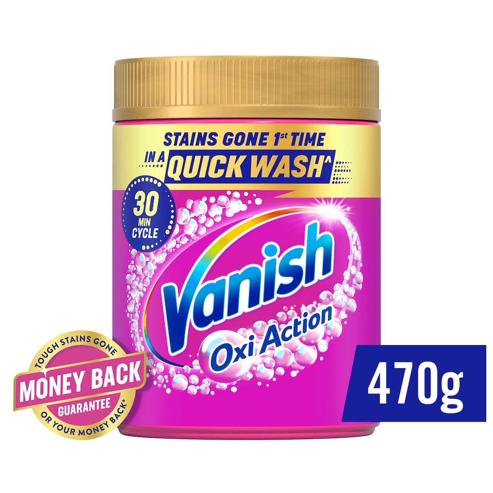 image 1 of Vanish Gold Oxi Advance Stain Remover Powder 470G