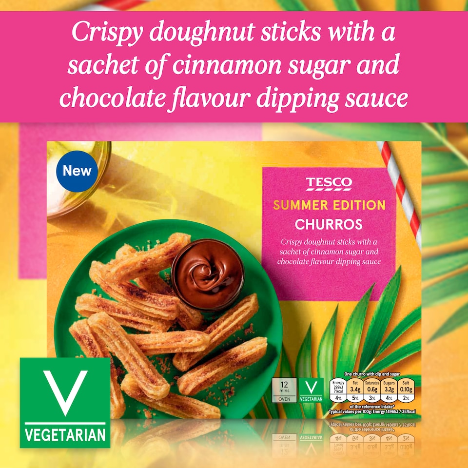 image 1 of Tesco Mini Churros 205g