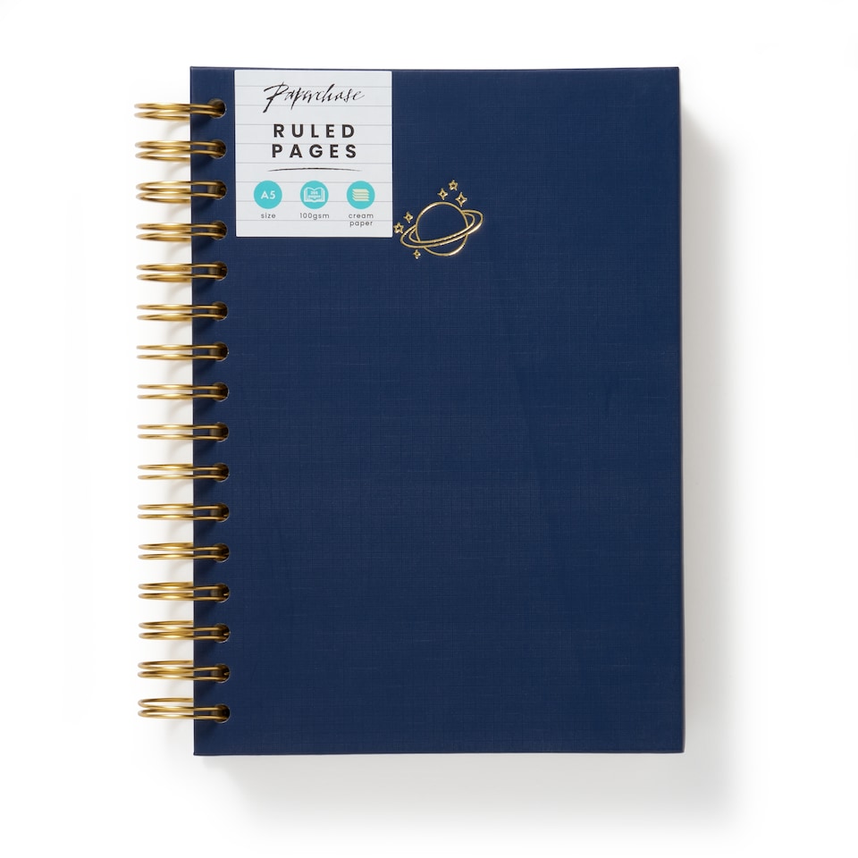 Paperchase Icons A5 Notebook - Planet