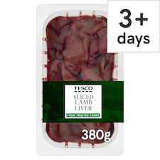 Tesco Lamb Sliced Liver