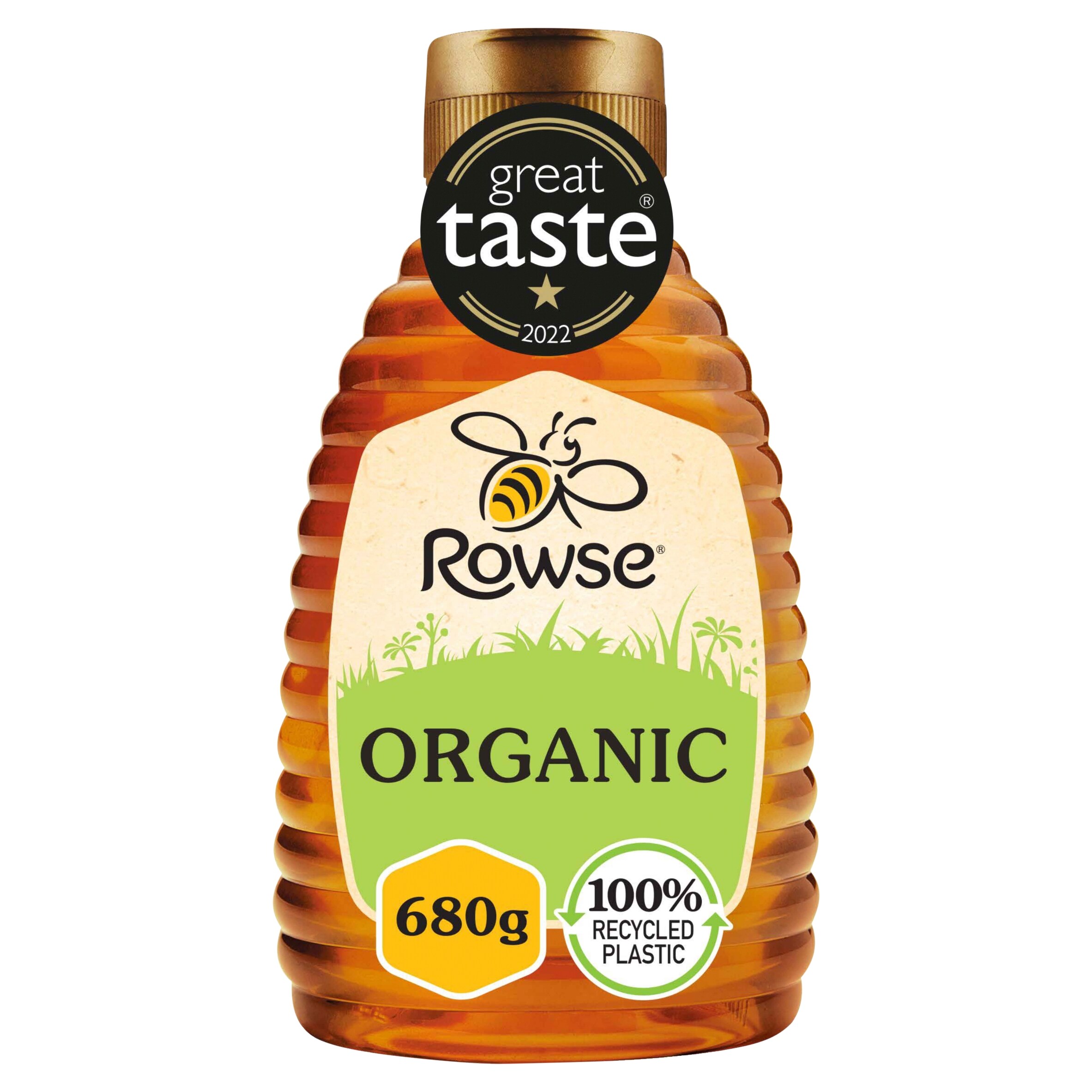 Rowse Organic Squeezy Honey 680g