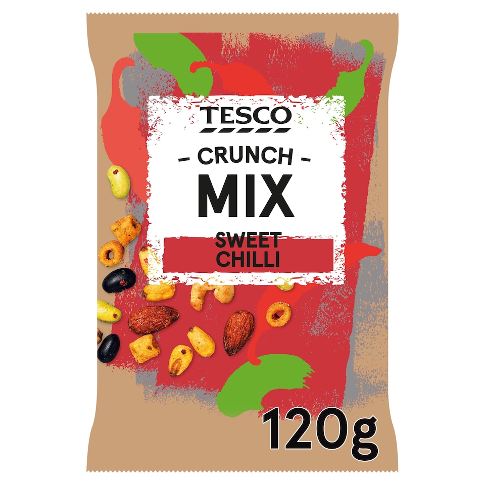 Tesco Crunch Mix - Sweet Chilli 120g