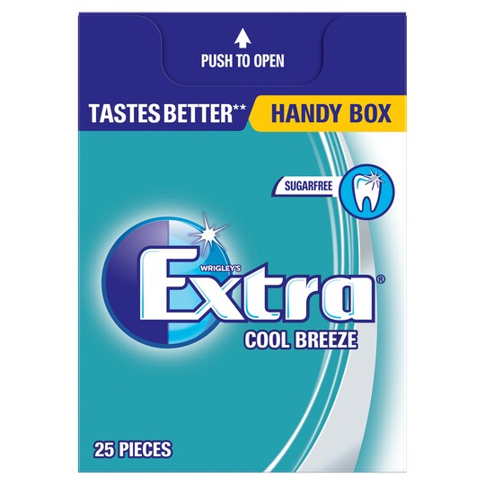 Extra Cool Breeze Gum 25 pieces Tesco Groceries