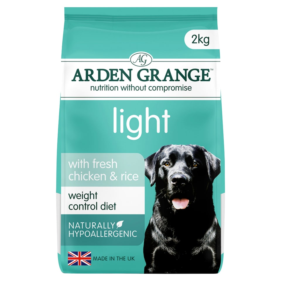Arden Grange Light Dog Food with Fresh Chicken & Rice 2kg