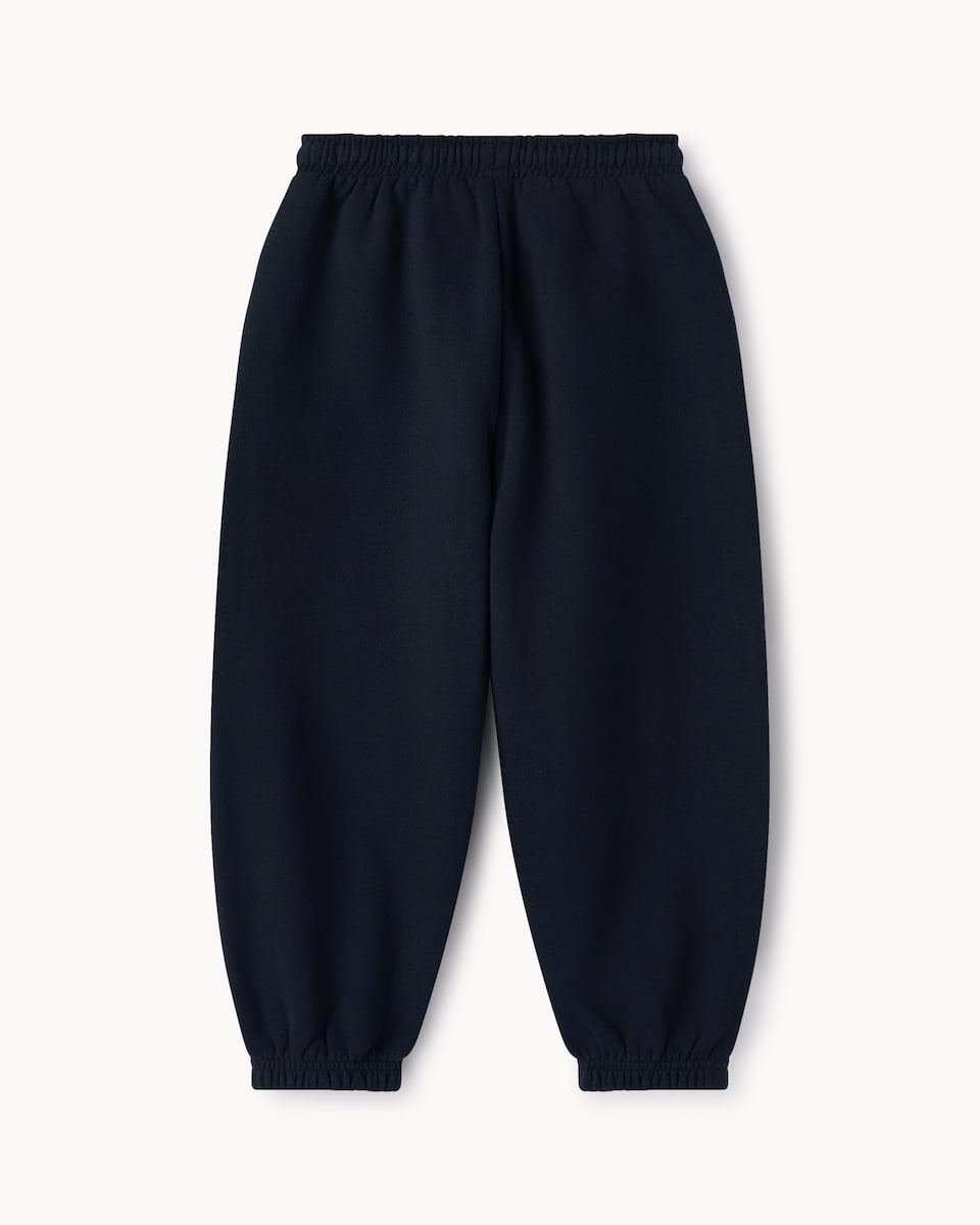 image 1 of F&F Boys 3-Pack Cotton Rich Cuffed Joggers in Navy