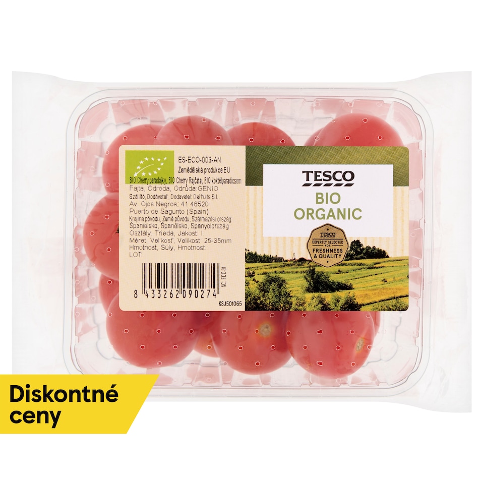 Tesco Bio cherry paradajky 250 g