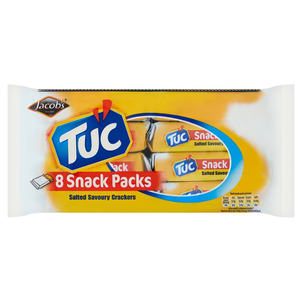 Tuc Snack Packs 250G