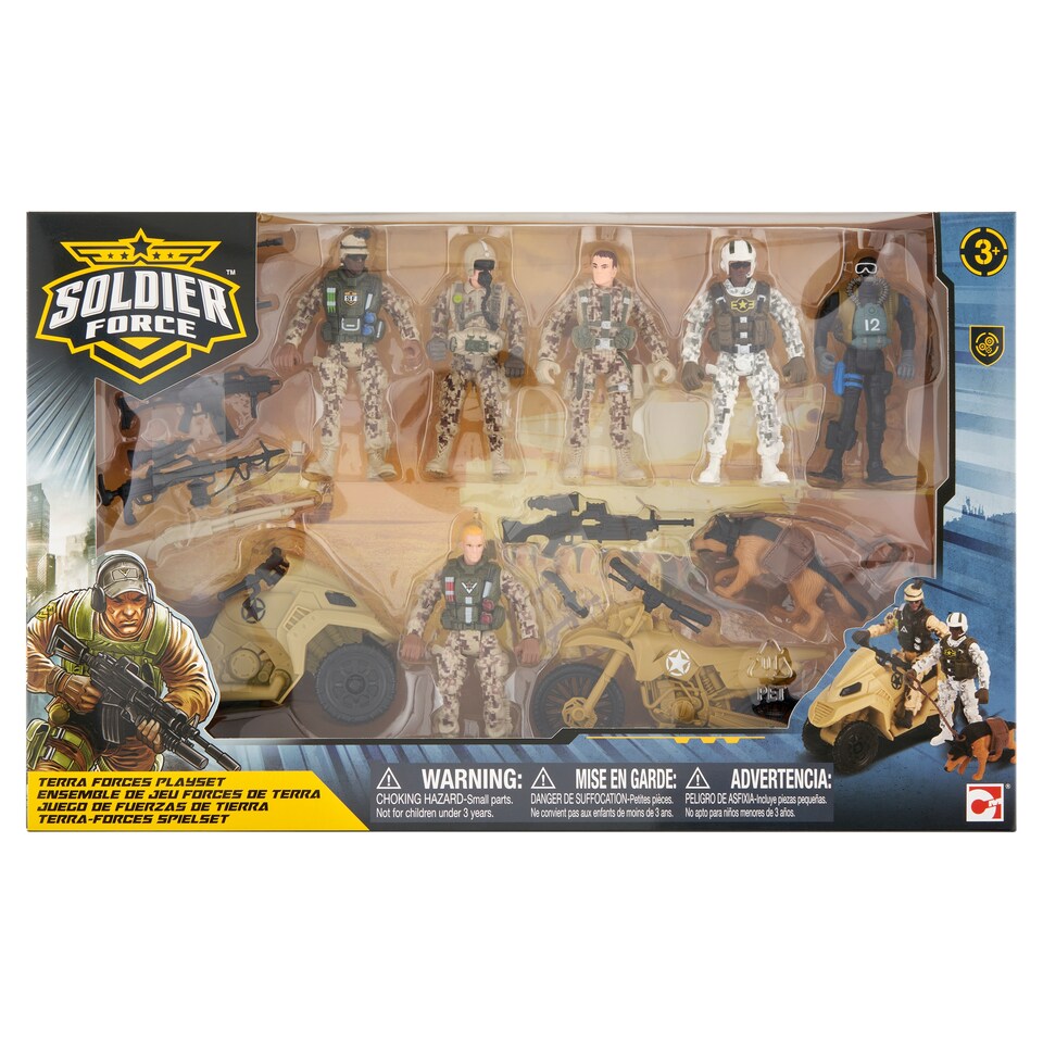 Soldier Force katonai figura játékszett