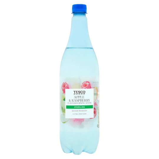Tesco Sparkling Water Apple And Raspberry Tesco Groceries