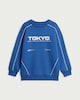 image 3 of F&F Boys Cotton Rich Tokyo Sweatshirt in Blue