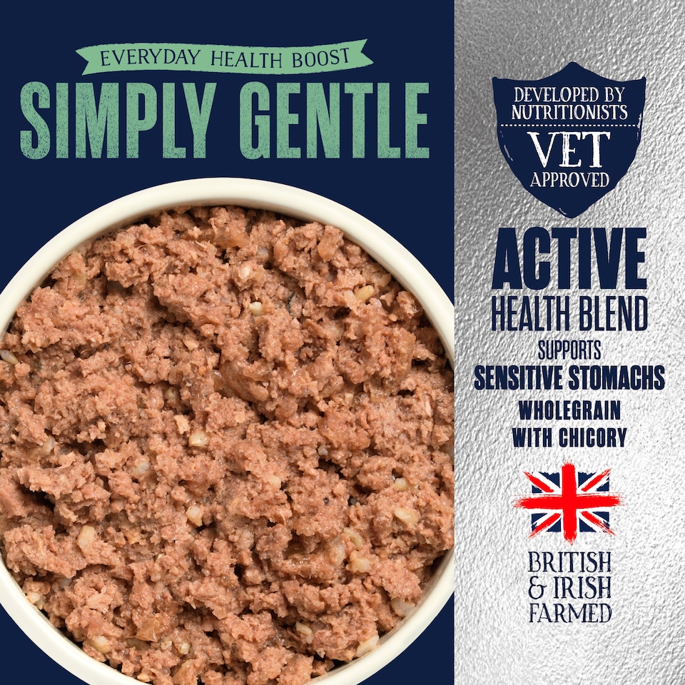image 1 of Butcher's Wholegrain Simply Gentle Dog Food Tins 12x390g