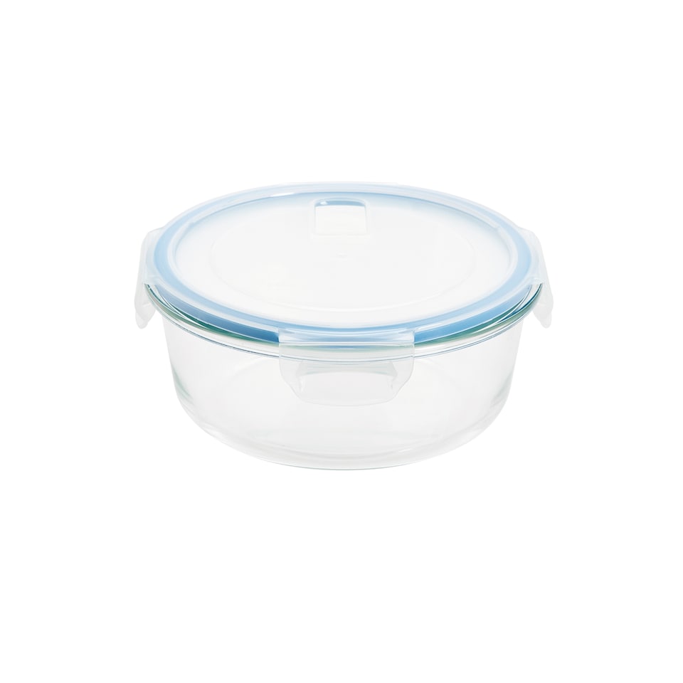 Go Cook Klip Glass Round Food Storage 900ml