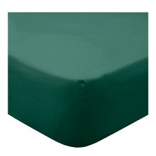 Tesco F/Green 100% Cotton Fitted Sheet Single