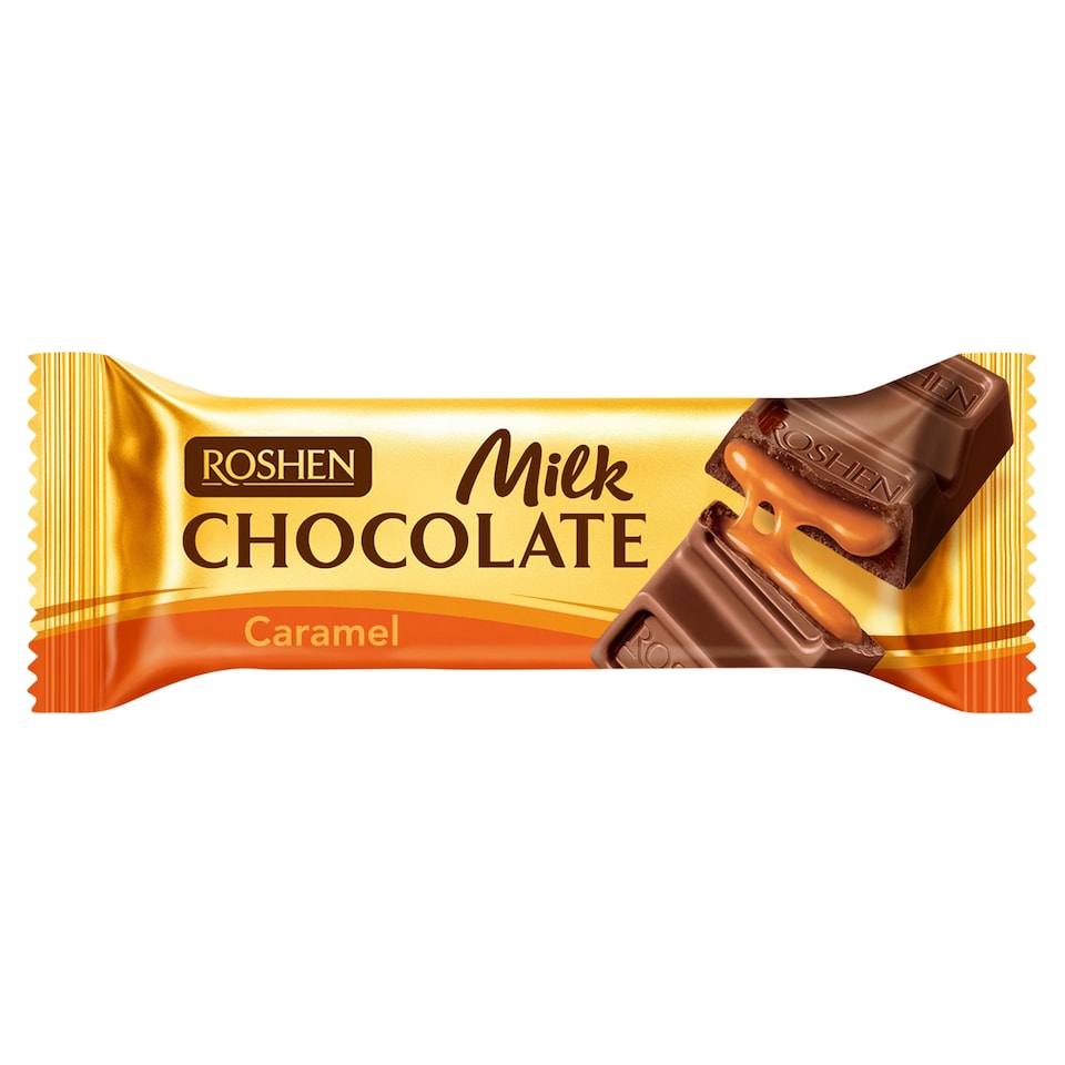 Roshen Milk Chocolate Bar with Caramel Filling 30 g