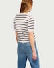 image 3 of F&F Cotton Rich Striped Button Up Cardigan in Multi