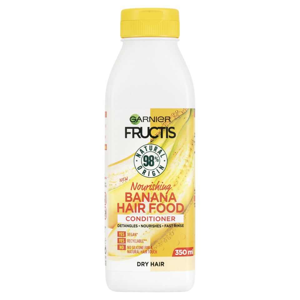 Garnier Fructis Hair Food Banana Vyživující balzám na vlasy, 350 ml