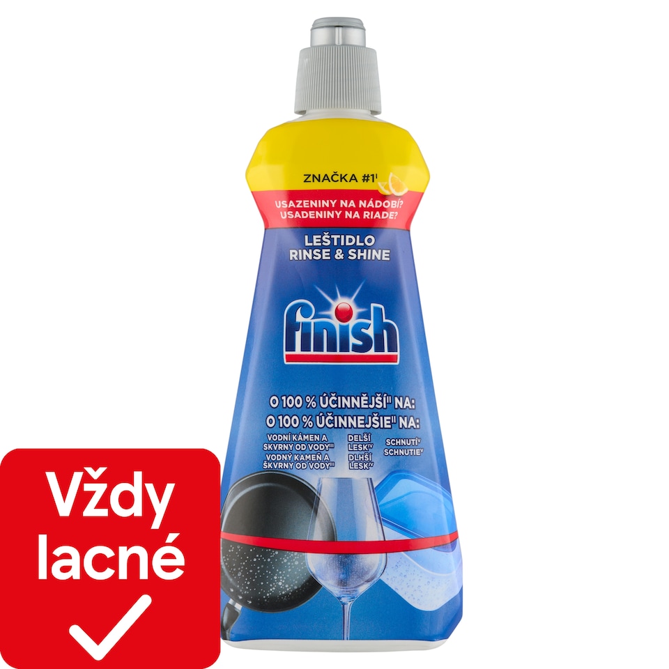 image 1 of Finish Rinse & Shine Lemon Polish 400 ml