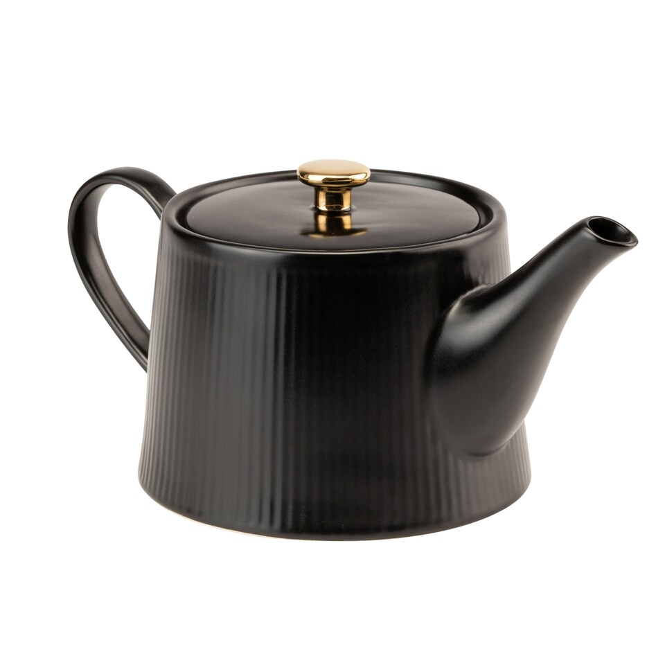 image 1 of Style Sisters Black Teapot