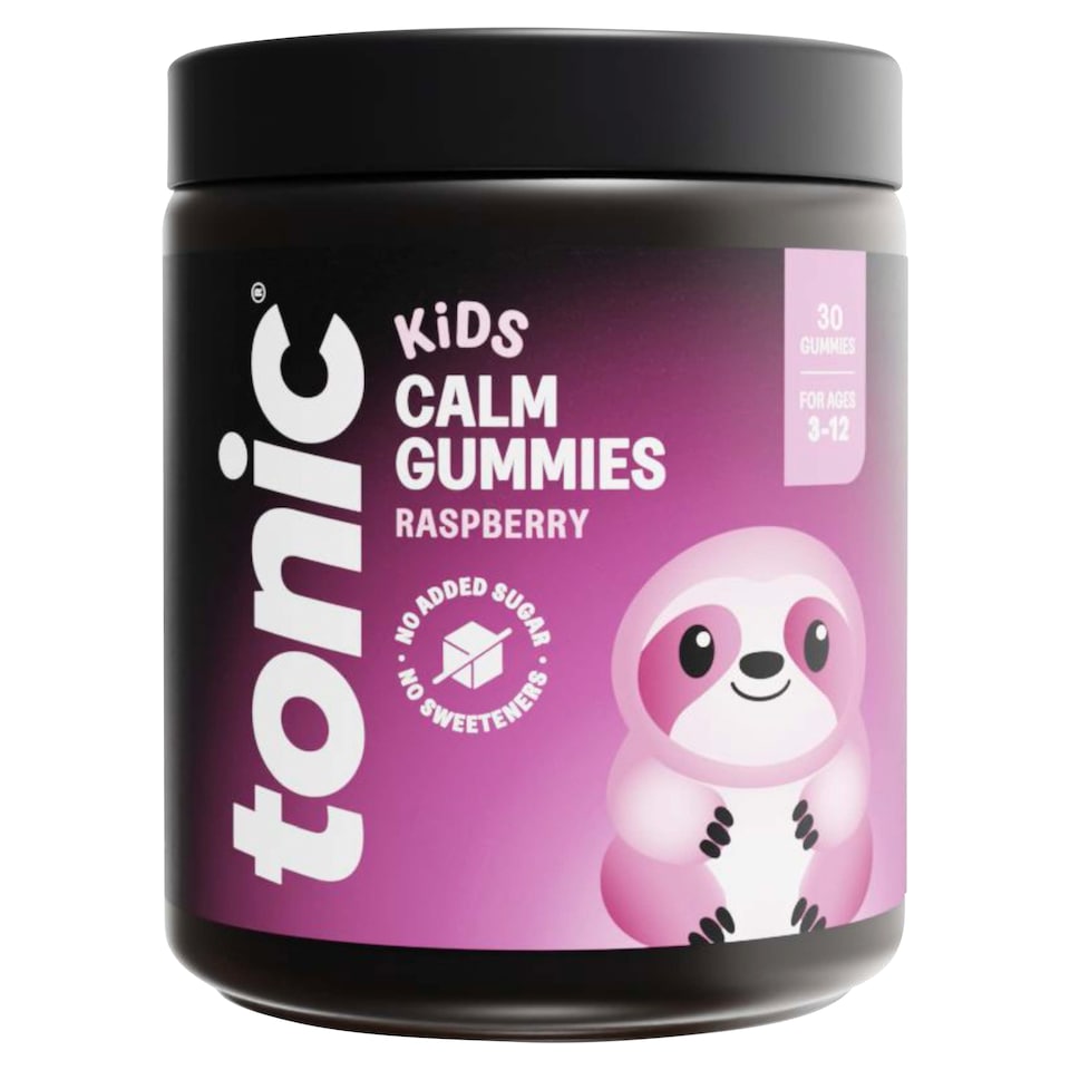 Tonic Health Kids Calm Magnesium Gummies Raspberry x 30 