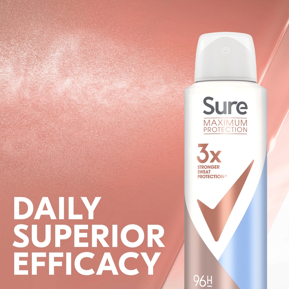image 1 of Sure Maximum Protection Clean Scent Antiperspirant Deodorant 150ml