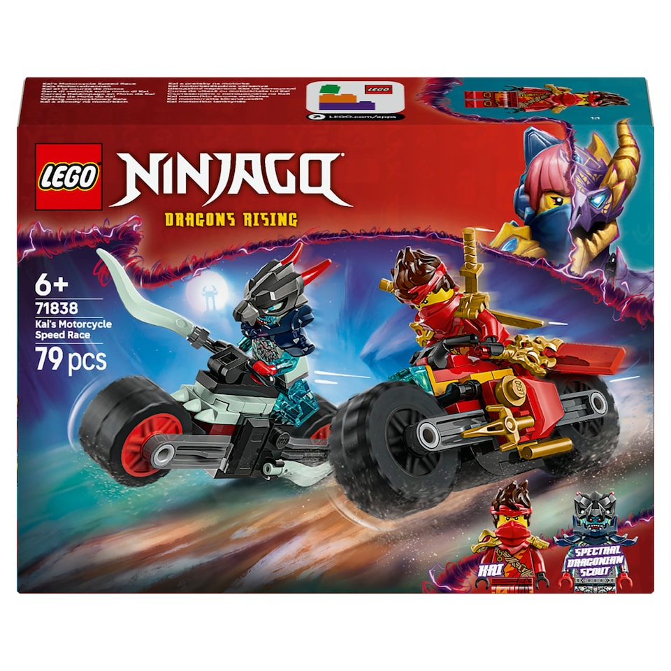obrázok 1 z LEGO NINJAGO 71838 Kai a preteky na motorke