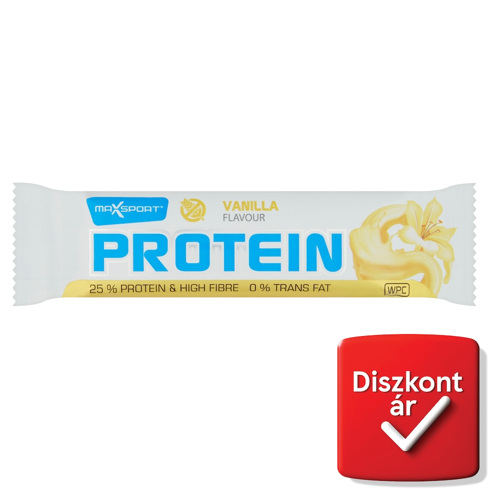 MaxSport Protein Gluten-Free Bar in White Icing with Vanilla Flavour 60 g
