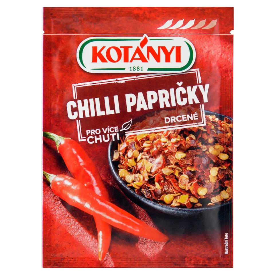 Kotányi Chilli papričky drcené 8g