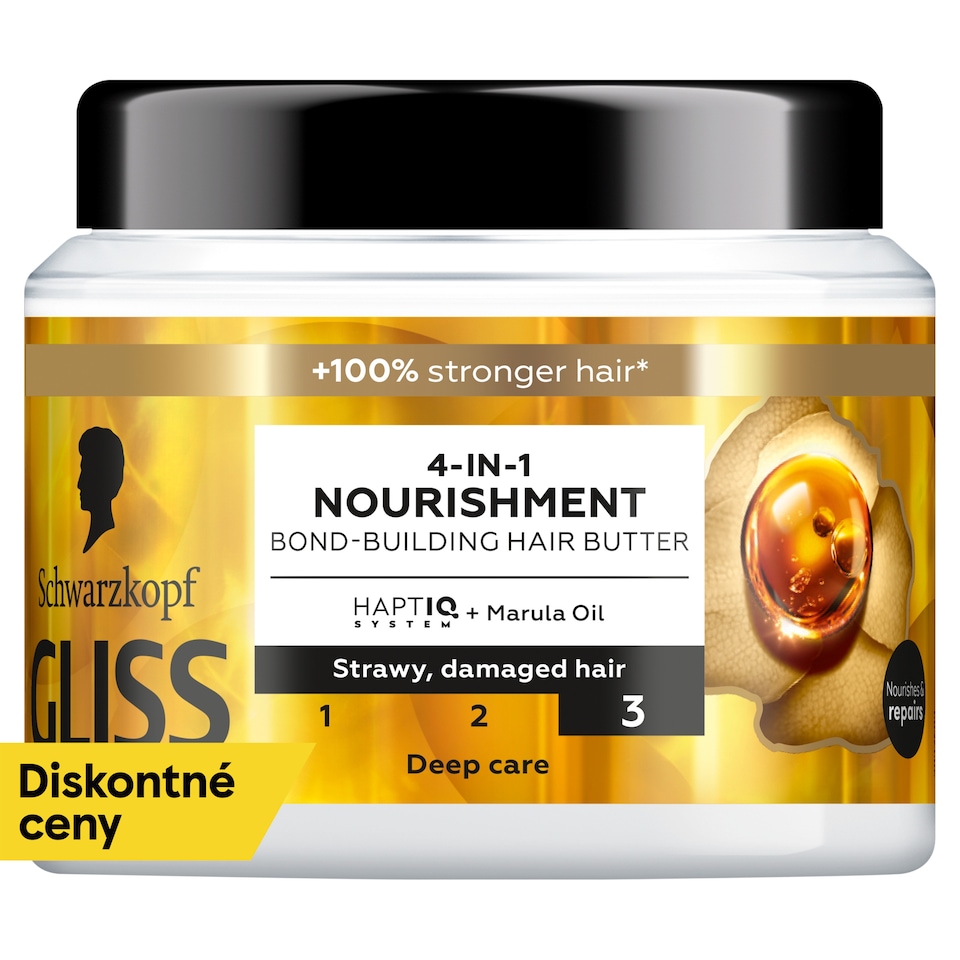 image 1 of Schwarzkopf Gliss 4 in 1 Nourishment Bond-Building Hair Mask 400 ml