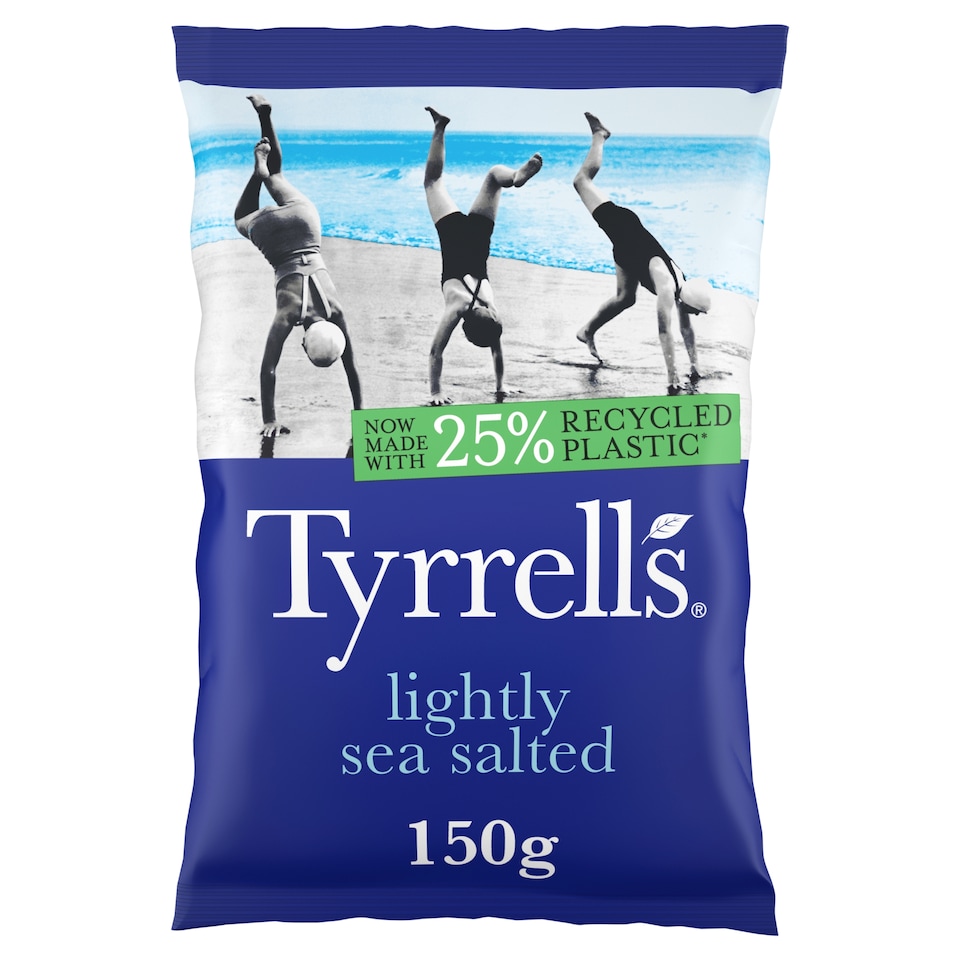 image 1 of Tyrrells Lightly Sea Salted Sharing Crisps 150g