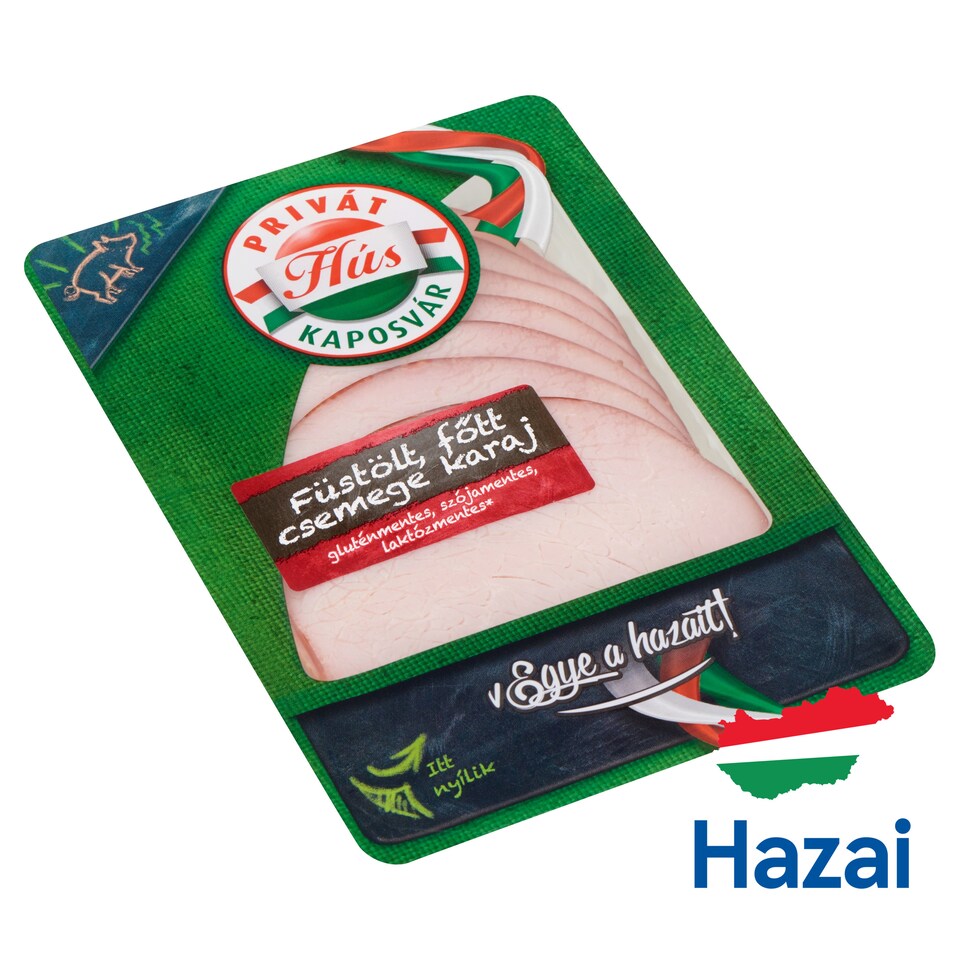 Privát Hús Sliced Beech Wood Smoked Cooked Pork Chop 100 g