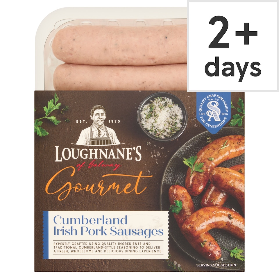 Loughnanes Gourmet Cumberland Pork Sausage 454g