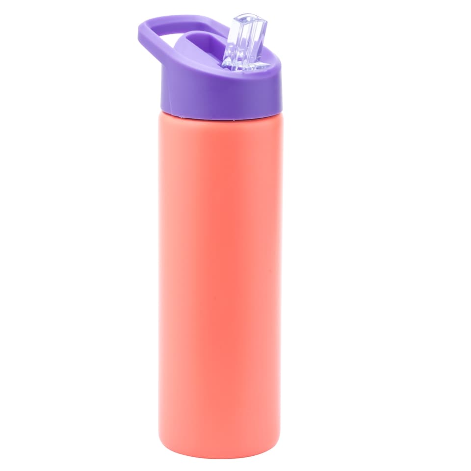 image 1 of  Smash Coral/Purple Neon Sipper Bottle 750ml
