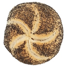Tesco Poppy Seed Kaiser Roll