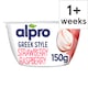 image 1 of Alpro Greek Style Strawberry Raspberry Yoghurt Alternative 150g